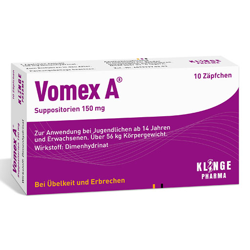 VOMEX A 150 mg Suppositorien