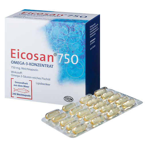 EICOSAN 750 Omega-3 Konzentrat Weichkapseln
