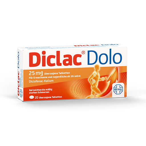 DICLAC Dolo 25 mg &uuml;berzogene Tabletten
