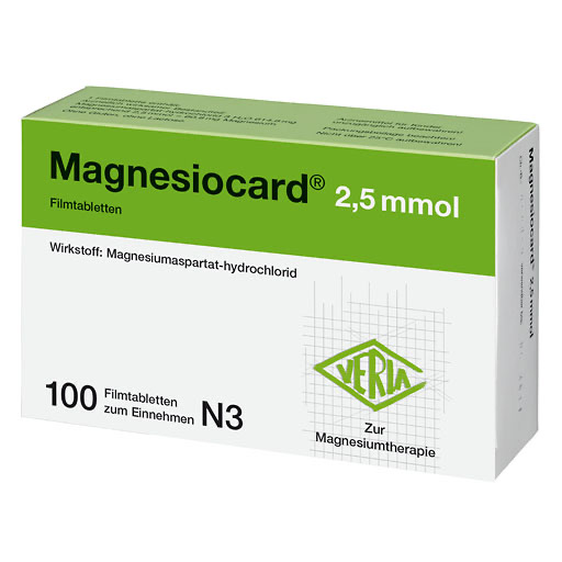 MAGNESIOCARD 2,5 mmol Filmtabletten