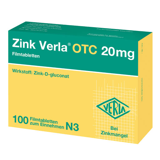 ZINK VERLA OTC 20 mg Filmtabletten