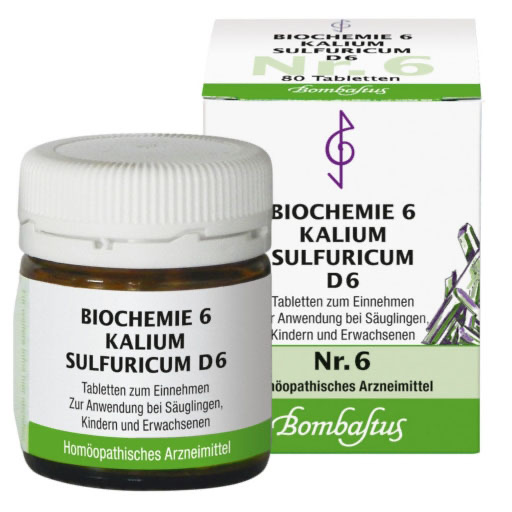 BIOCHEMIE 6 Kalium sulfuricum D 6 Tabletten