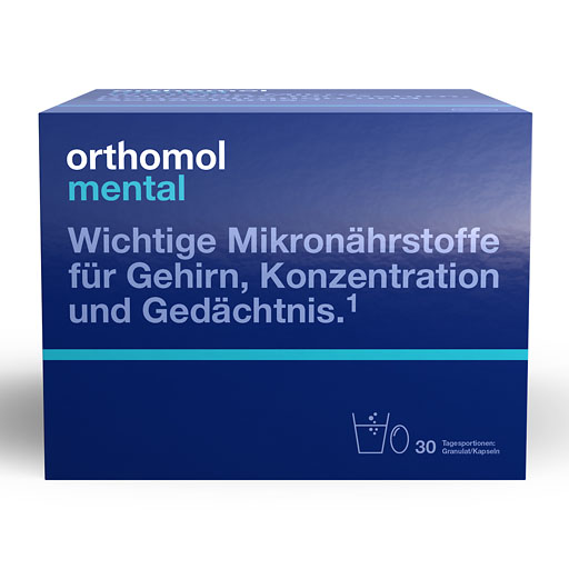 ORTHOMOL mental Granulat/Kapseln 30 Tage Kombip.