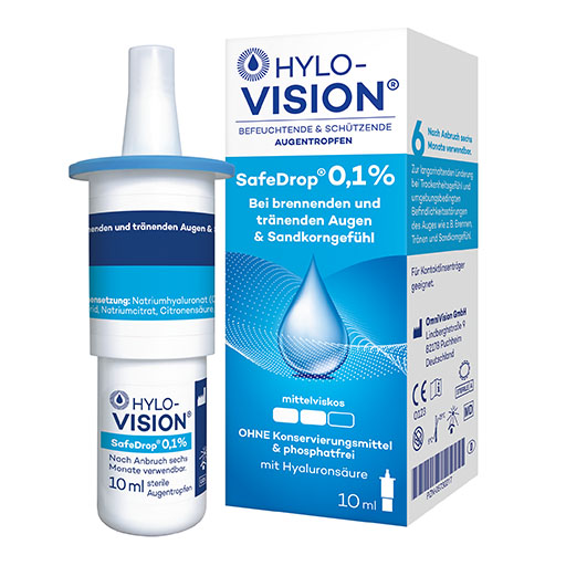 HYLO-VISION SafeDrop 0,1% Augentropfen