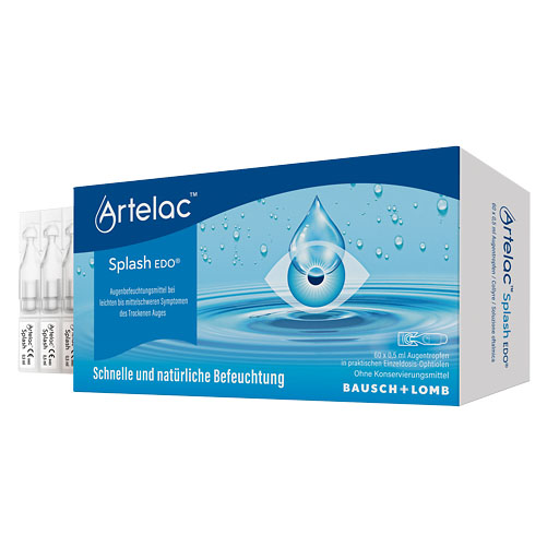 ARTELAC Splash EDO Augentropfen f&uuml;r trockene brennende Augen