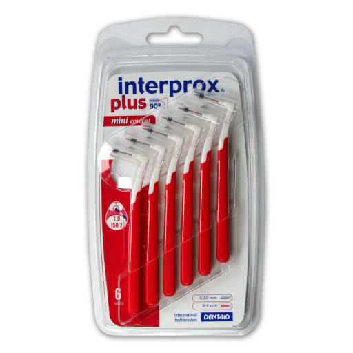 INTERPROX plus mini conical rot Interdentalb&uuml;rste