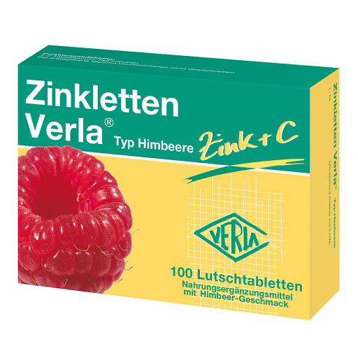 ZINKLETTEN Verla Himbeere Lutschtabletten