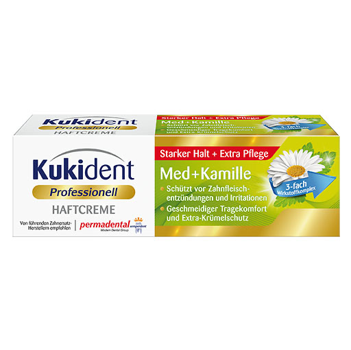 KUKIDENT Haftcreme Med+Kamille