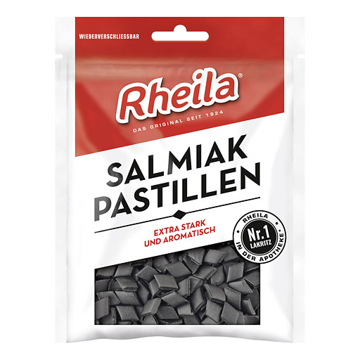 RHEILA Salmiak Pastillen zuckerhaltig