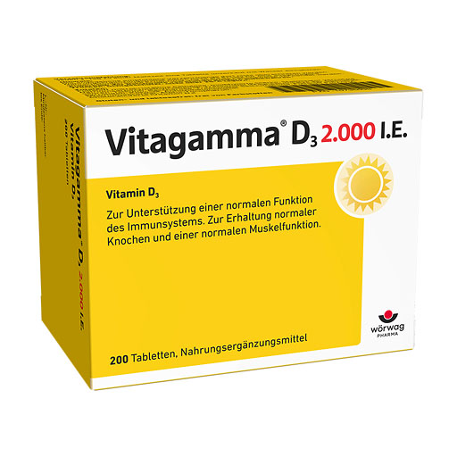 VITAGAMMA D3 2.000 I.E. Vitamin D3 NEM Tabletten