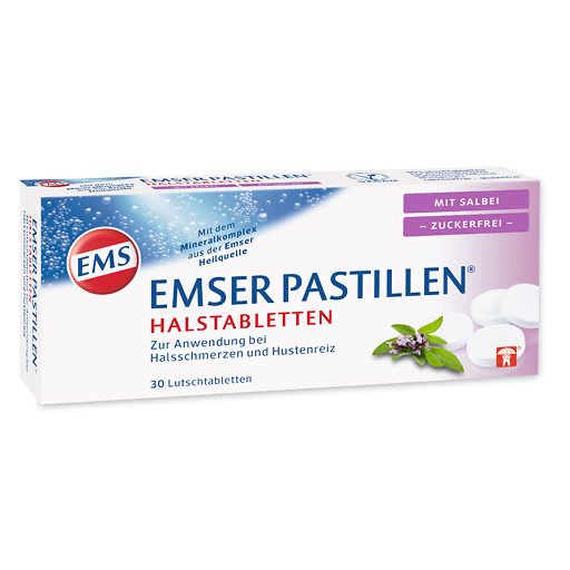 EMSER Pastillen mit Salbei zuckerfrei
