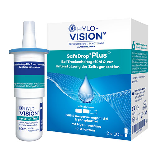 HYLO-VISION SafeDrop Plus Augentropfen
