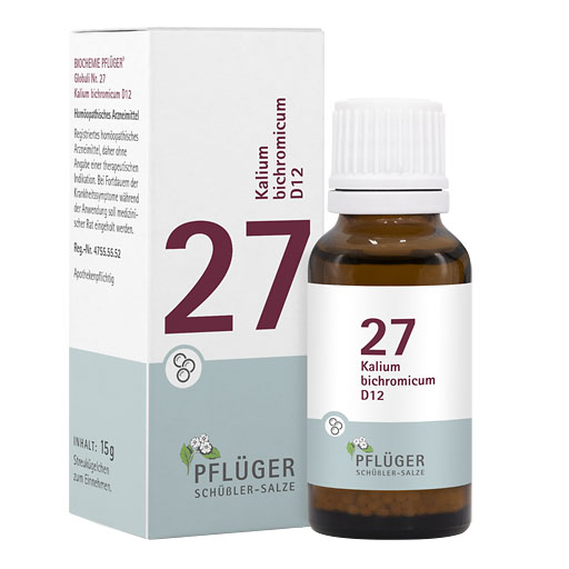 BIOCHEMIE Pfl&uuml;ger 27 Kalium bichromicum D 12 Glob.