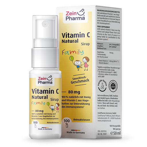 VITAMIN C NATURAL 80 mg Family Sirup