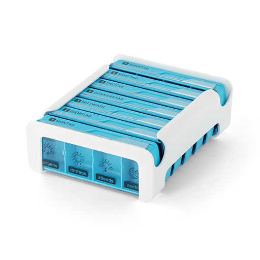 WEPA 7 Tage Compact Wochenmagazin wei&szlig;/blau